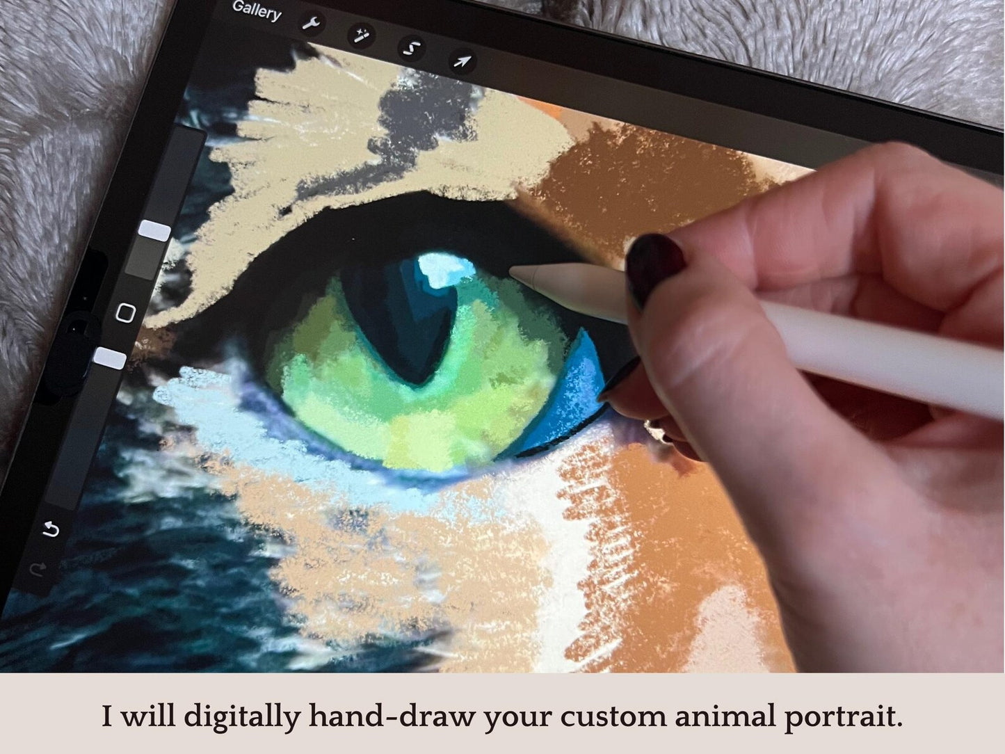 Custom Cat Portrait: Hand-Drawn A4 Art Print in 11”x14” Mount