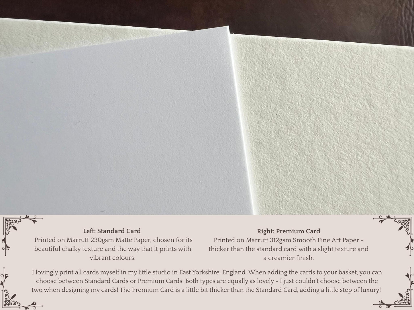 Scottish Highland Cow Art Card – Blank Inside for Any Occasion