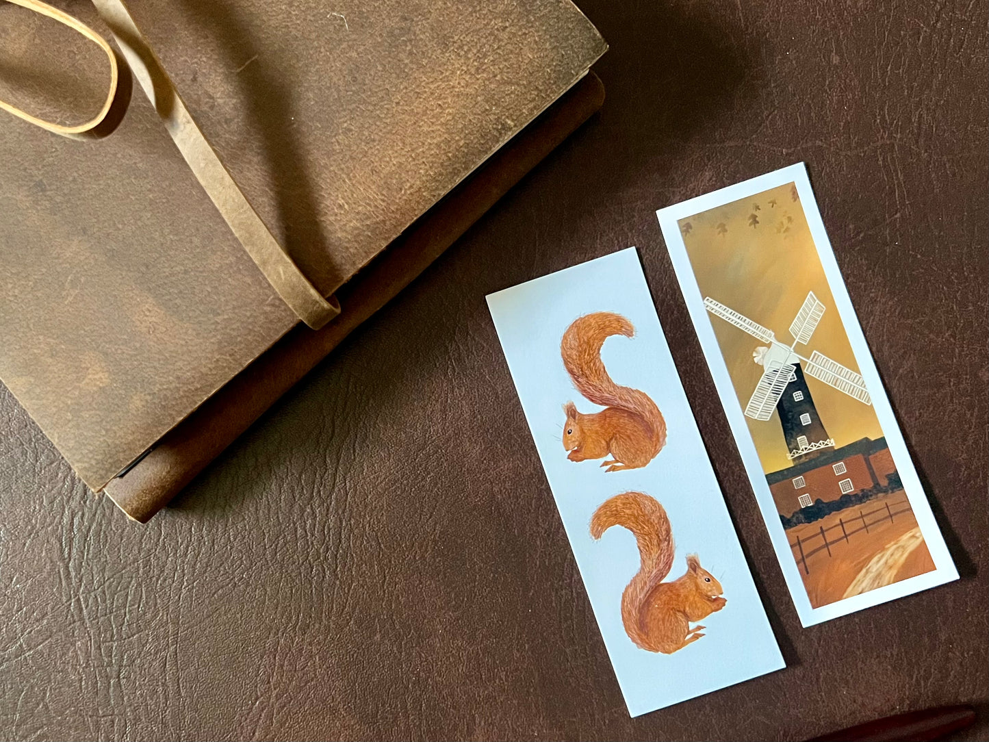 Autumn Bookmark Set – Handmade Illustrated Bookmarks | Skidby in Autumn & Squirrels Designs