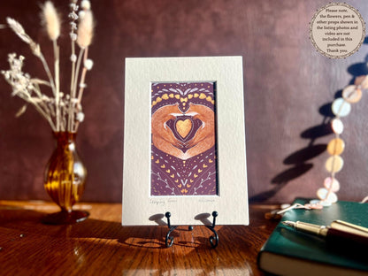 Sleeping Foxes Art Print & Blue Whales Meaningful Card – Romantic Woodland and Ocean Gift Set