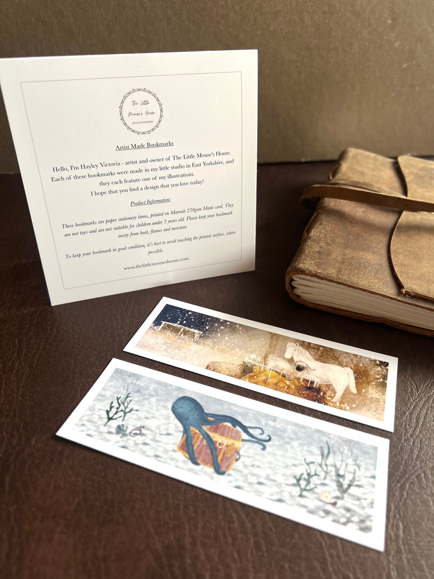 Bookmark Sign - Artist Blurb