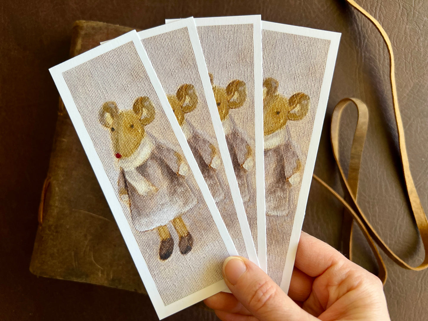 Cute Mouse Bookmarks (Pack of 4)