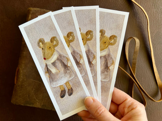 Cute Mouse Bookmarks (Pack of 4)