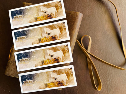 Winter Animal Bookmarks (Pack of 4)