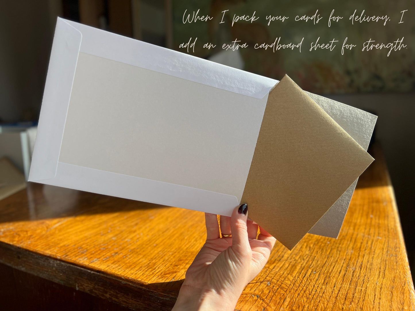 White Horse & Foal Greeting Card