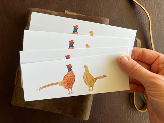 Pheasants Bookmarks (Pack of 4)