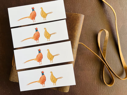Pheasants Bookmarks (Pack of 4)