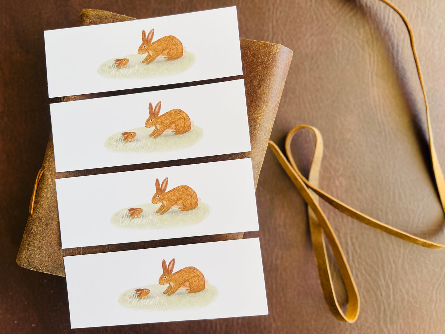 Baby Bunny Bookmarks (Pack of 4)