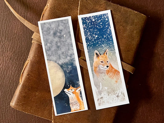 Pair of Fox Bookmarks