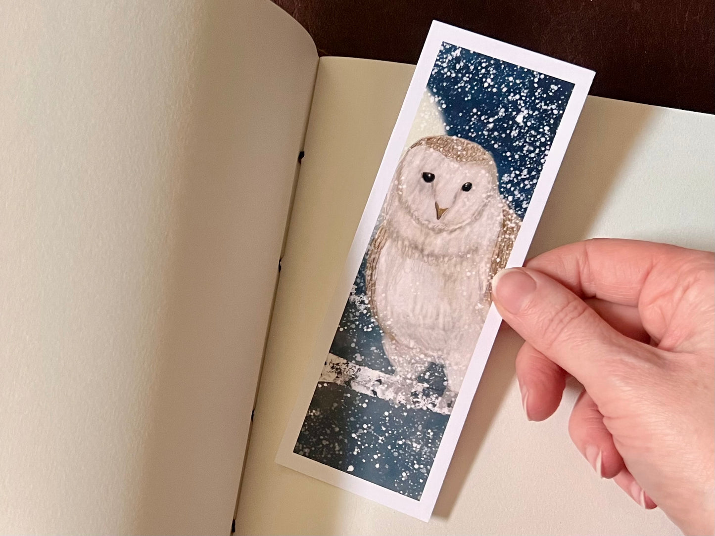 Rabbit & Owl Woodland Animal Bookmark Set - Handmade Illustrated Bookmarks