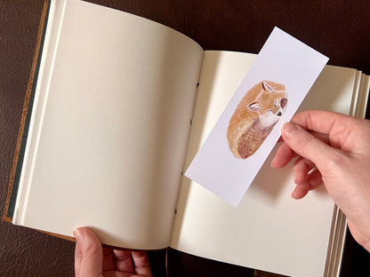 British Countryside Bookmark Set – Handmade Illustrated Bookmarks | Sleeping Fox & Two Lovely Pheasants Designs (Copy)