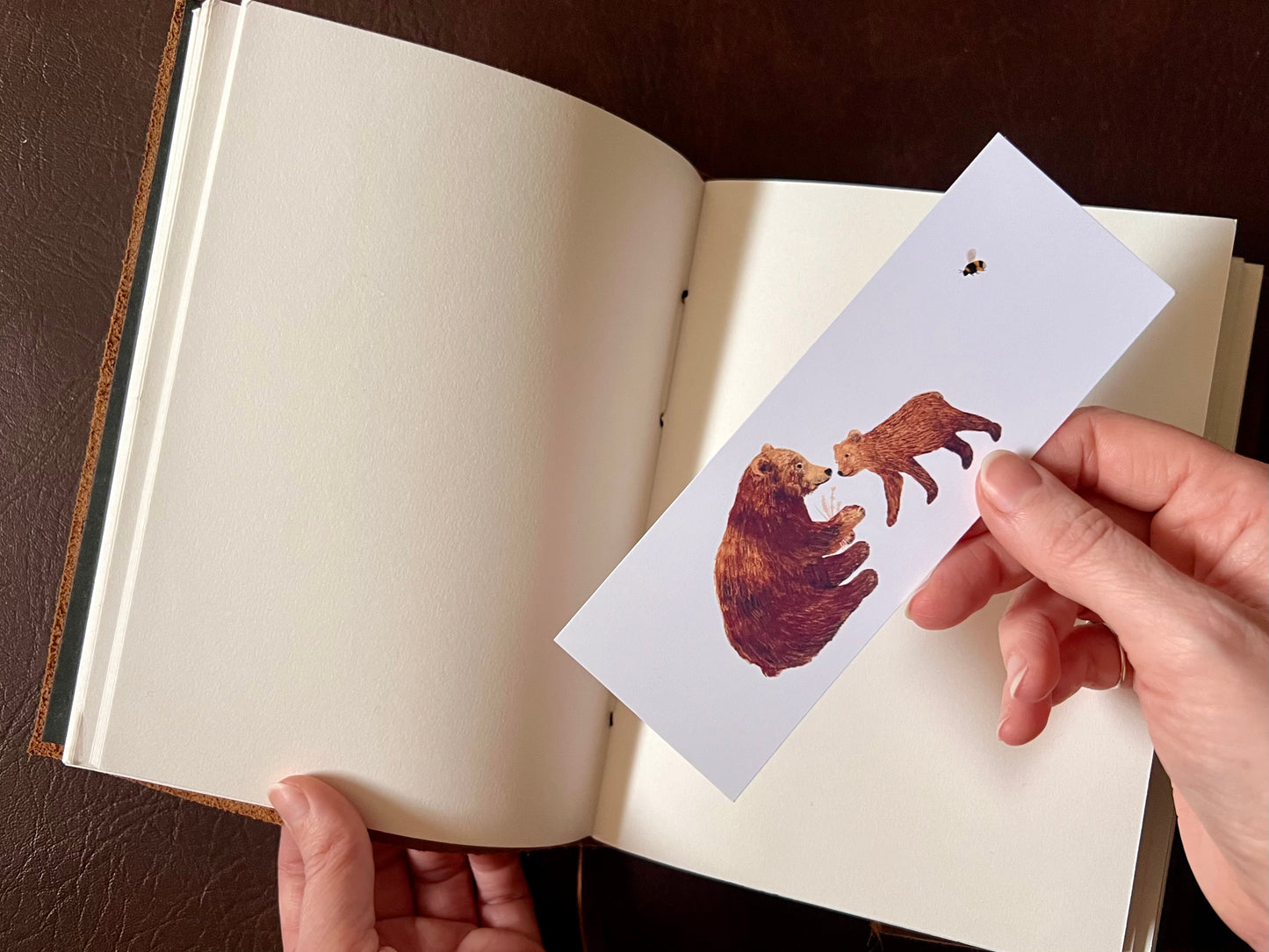 Woodland Animal Bookmark Set – Handmade Illustrated Bookmarks | Two Lovely Bears & Pheasants Designs