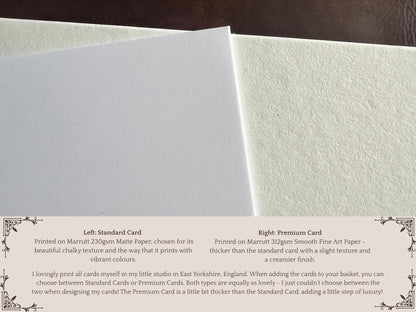 Celestial Rabbit Greeting Card – Ethereal Blank Card for Any Occasion